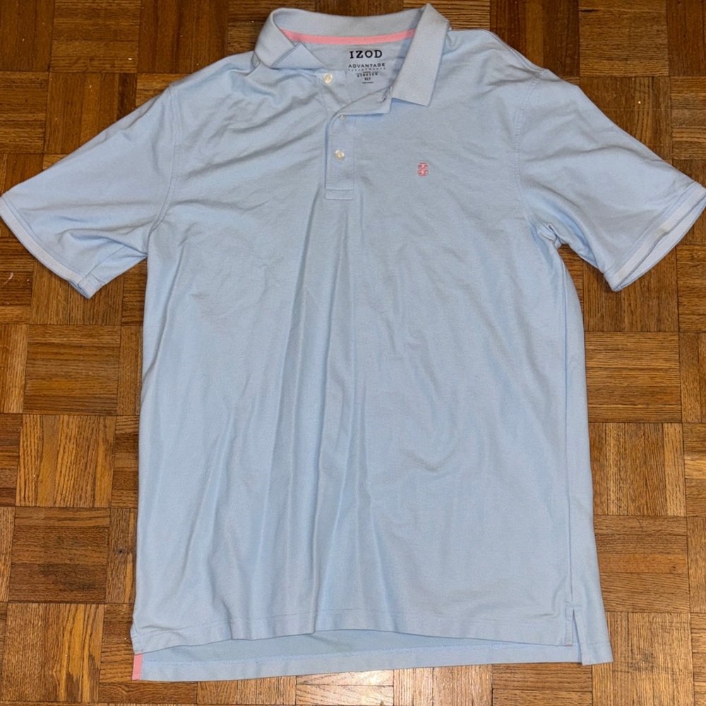 IZOD XLT Blue Polo Shirt for Men
